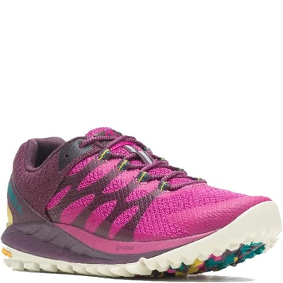 NUEVO Merrell Antora 2 Rosa Púrpura Vibram Senderismo Correr Zapato J067284 Mujer 6 Foto 1 de 4