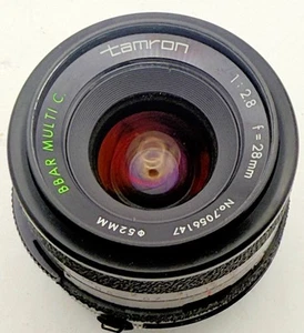Tamron 28mm F2.8 (CW-28) Adaptall 2 BBAR COATING Pentax PK (7056147) - Picture 1 of 3