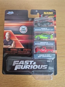 JADA NANO HOLLYWOOD RIDES - FAST AND FURIOUS. CHARGER, ECLIPSE, LIGHTNING. BNIB. - Picture 1 of 6