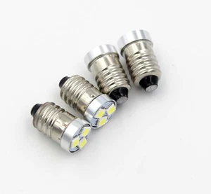4pcs E10 LED Bulb 200LM For 2/3/4 C/D Flashlight Light Bike Lamp 3V 4.5V 6V 12V - Picture 1 of 4