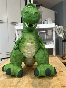 Disney Pixar Toy Story Big Roaring Rex dinosauro 14" peluche Fisher Price 2009* - Foto 1 di 13