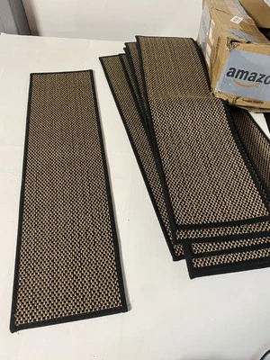 Non Slip Stair-Treads,Rubber Backing Stair-Runners for Wooden Steps,15Pcs Res... - Image 1 of 4