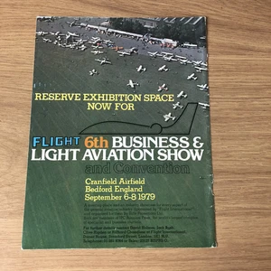 SAIR52 MAGAZINE ADVERT 11X8 BUSINESS & LIGHT AVIATION SHOW 1979 - Picture 1 of 1