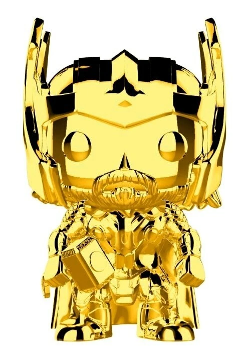 Marvel Studios 10º Aniversário - Thor Gold Chrome Pop! Vinil-FUN33518 - Imagem 1 de 1