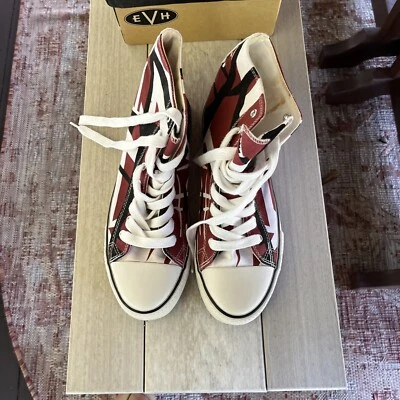 EVH.  EDDIE VAN HALEN 5150 HIGH TOP SHOES FRANKENSTEIN, Mens Size 11 - Image 1 of 4
