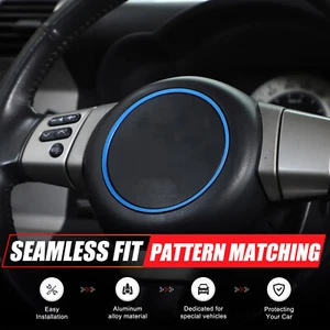 Blue Alloy Steering Wheel Center Cover Trim Ring Für Toyota FJ Cruiser 2007-2021 - Bild 1 von 21