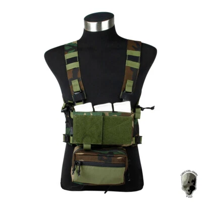 TMC Modular Lightweight Chest Rig Full Set Chassis w/ 5.56 Mag Pouch Military - Image 1 of 4