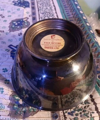 Vintage Paul Revere "Sons of Liberty" Patriot Bowl Foto 1 de 3