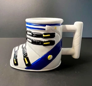 1991 E&B GIFTWARE SKI BOOT MUG COFFEE CUP PRE-OWNED GREAT CONDITION - Picture 1 of 12