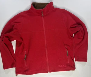 Cabela's Full Zip Fleece Women's XL Red - Picture 1 of 4
