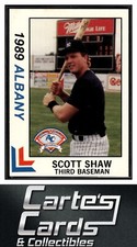 Scott Shaw 1989 Best Albany-Colonie Yankees #4  New York