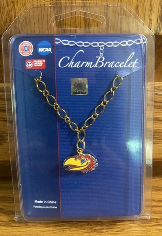 Kansas Jayhawks Charm Bracelet Cover