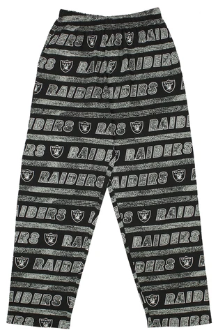 Zubaz NFL Men's Las Vegas Raiders Static Lines Comfy Pants Cover