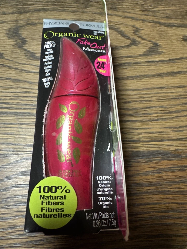 2 PHYSICIANS FORMULA ORGANIC WEAR FAKE OUT MASCARA BLACK 7884. Brand New - Image 1 of 2