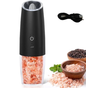 Electric Salt & Pepper Grinder Set - USB Rechargeable, Adjustable Coarseness AU - Picture 1 of 14