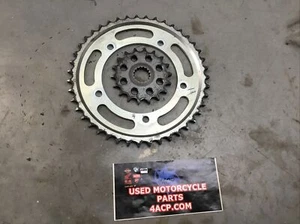 2022 SUZUKI HAYABUSA SPROCKETS 64511-15H00 FRONT REAR - Foto 1 di 8