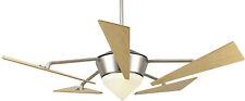 Ceiling Fan with Remote Control Lamp The Volare Nickel 152 CM