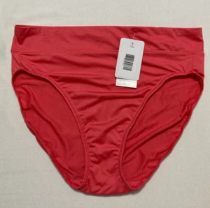 Warner's Mesh Microfiber High-Leg Underwear Red L - Picture 1 of 4