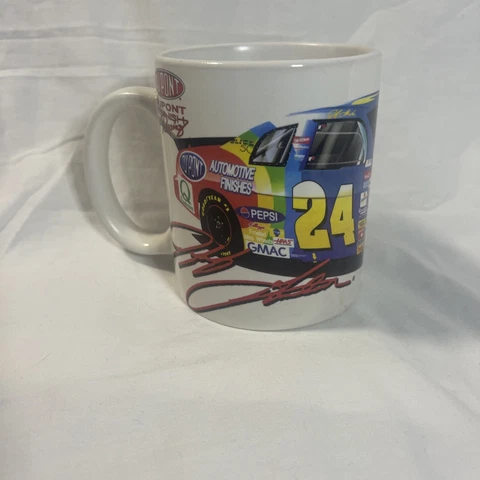 1997 NASCAR Jeff Gordon Coffee Mug JG Motorsports #24 DuPont Pepsi Chevy Cover
