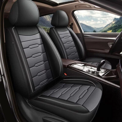 Car Waterproof Leather Fit for ford Ranger 2007-2024 Front Row 2-Seat Cover 2pcs Foto 1 de 4