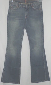 SEVEN 7 FOR ALL MANKIND Gr. 29 FLARE BLUE JEANS Maße 29" x 32" (#376-9) - Bild 1 von 10