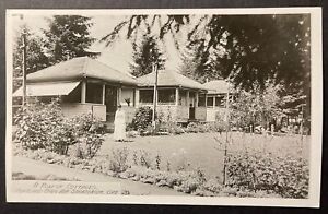 A Row of Cottages Portland Open Air Sanatorium Milwaukie Oregon RPPC