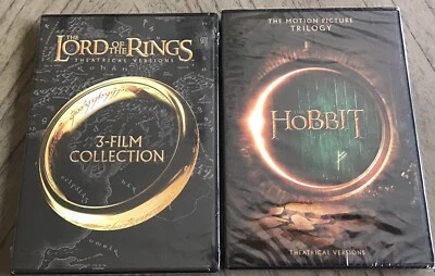 The Lord Of the Rings Trilogy & The Hobbit Trilogy Brand New Sealed - Image 1 of 2