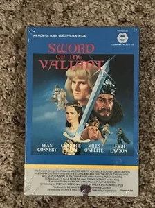 Sword of the Valiant VHS Sean Connery book box mgm first print dogbone Betamax - Picture 1 of 6