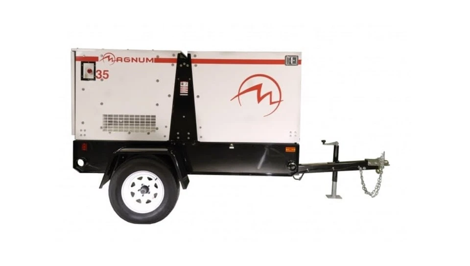 Magnum 45 kVA Generator Towable Genset - Only 300 Hours! Great Condition! - Image 1 of 4