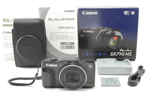 [MINT w/Case] Canon PowerShot SX710 HS Black 20.3 MP English Language JAPAN - Picture 1 of 10