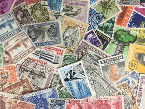 Nigeria Collection Of 110 Different Used Stamps - Picture 1 of 6