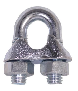 10x Drahtseilklemmen 5mm Seilklemmen Bügelklemme Drahtseilklemme Drahtseil (J25) - Bild 1 von 1