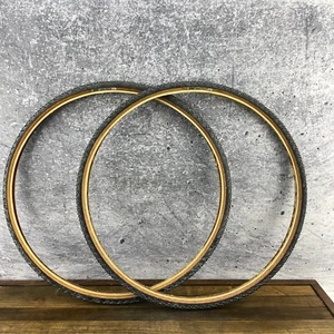 Vintage IRC Cross Country Tire Set 27" Front Rear Cyclecross 27 1 3/8 Cyclocross - Picture 1 of 14