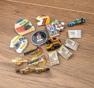 Konvolut Pin & Anstecknadel Formel 1 Schumacher Bellof F1 Williams Bartels ONS - Bild 1 von 2