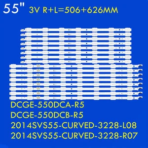 LED-Leisten für Samsung UE55HU7200 UE55HU7100 UN55HU7250 BN96-33493A BN96-33494A - Bild 1 von 10