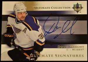 2005/06 ULTIMATE COLLECTION - ULTIMATE SIGNATURES - DOUG WEIGHT AUTOGRAPH - Picture 1 of 6