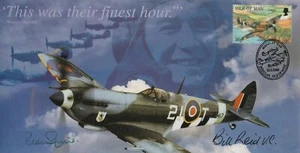 BILL REID VC ACM PETER SQUIRE FIRMADO 2000 FDC - LIMITADO 626 DE 1250 (NL242) - Imagen 1 de 2