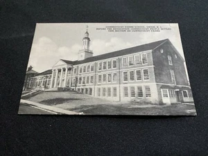 CONNECTICUT FARMS SCHOOL  Union, New Jersey Postcard 1950's Vintage - Imagen 1 de 2
