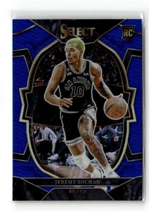 2022-23 Panini Select - Blue Prizm #86 Jeremy Sochan (RC) - Picture 1 of 2