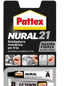 PATTEX NURAL21 Cold Welding Metal 2 x 11ml Repair Putty Metals - Picture 1 of 1