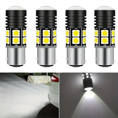 4 bombillas LED blancas 1157 marcadoras laterales delanteras - instalación rápida, alto brillo Foto 1 de 4