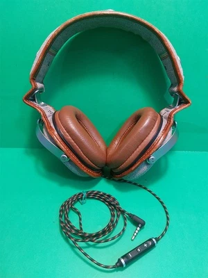 HOUSE OF MARLEY RISE UP EARTH-FRIENDLY OVER EAR WIRED HEADPHONES - GREY DENIM - Изображение 1 из 4