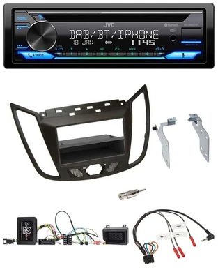 JVC Bluetooth Lenkrad USB DAB CD Autoradio für Ford C-Max Kuga braun - Bild 1 von 4