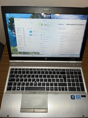 Pc Computer Hp Elitebook 8570p I5 8gb Ssd 256 Gpu 1gb - Immagine 1 di 4
