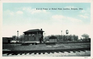 Ohio Depot Train RR Vintage Postcard - Picture 1 of 2
