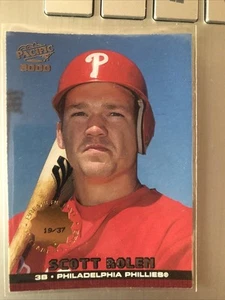 2000 Pacific #331 SCOTT ROLEN Portrait Photo PREMIERE DATE 19/37 - Picture 1 of 3