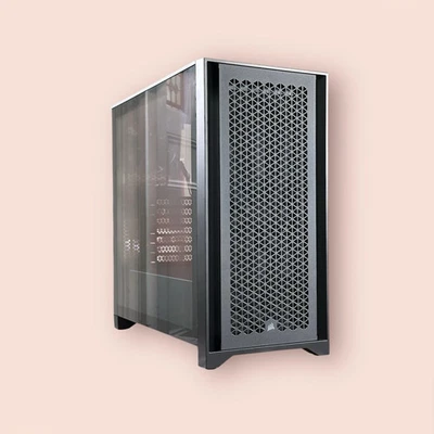 @LIGHT USE/READ IN@ Corsair 4000D AIRFLOW Mid Tower TG Gaming Case MCO17 - Image 1 of 4