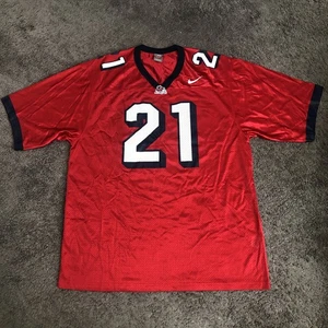 Camiseta de fútbol vintage Nike Fresno State Bulldogs #21 para hombre talla 2XL roja Y2K - Imagen 1 de 9