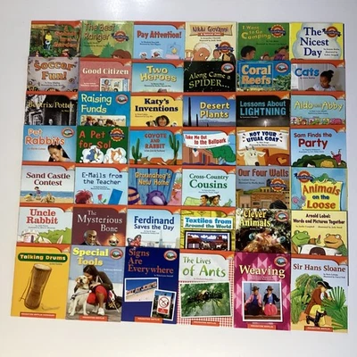 2nd Grade Readers Vocabulary Lot of 42 Books Houghton Mifflin Leveled - Image 1 of 4
