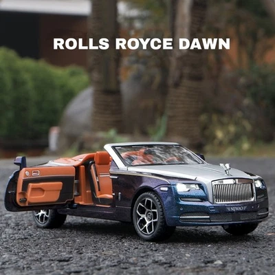 Modellino in scala 1:24 per auto convertibile di lusso in lega pressofusa Rol... - Immagine 1 di 4